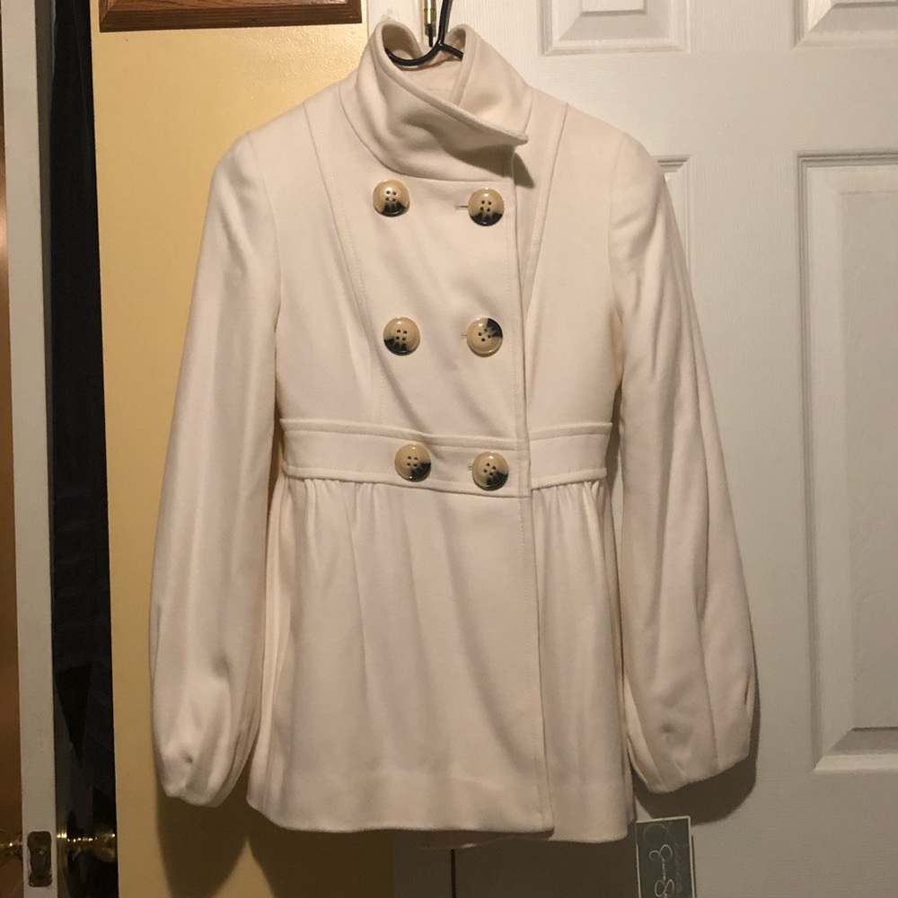 Jessica Simpson XS NWT creamy color pea coat